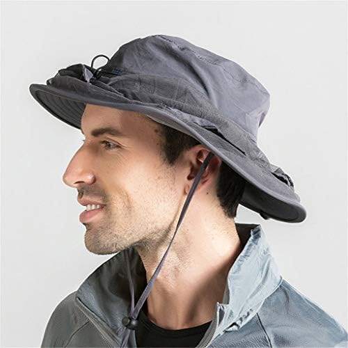 Chapéu de caminhada dobrável Caps de beisebol Baseball chapéu de chapéu de cabeça sol com lapéu de rede de rede escondida Mes de pesca ao ar livre Homem de garden visor de jardim chapéu