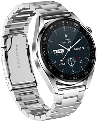 MOKCF High End Men Business Smart Watch, Screen Touch Scelwatch de 1,28 polegadas Rastreador de fitness smartwatch, Sport