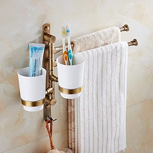 Omoons toalhas de toalhas de toalhas de toalha barra de toalha removível gancho de parede space banheiro espaço/b/40cm