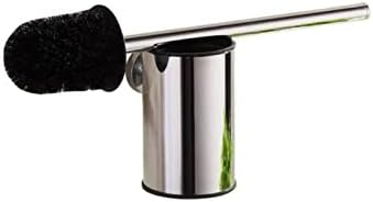 Escova de vaso sanitário guojm aço inoxidável escova de vaso sanitário suporte de limpeza do banheiro suporte com escova de silicone de escova de vaso sanitário pincel