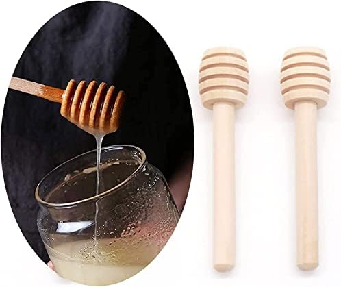 Dipper de mel bastões - Melhor de madeira, Mini Honeycomb Stick, Mel Strirrer Stick para Mel Dispense Dispense Honey and Wedding Party