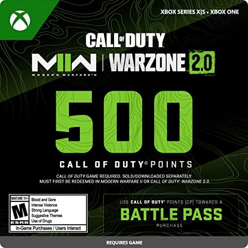 Call of Duty 500 pontos - Xbox [código digital]