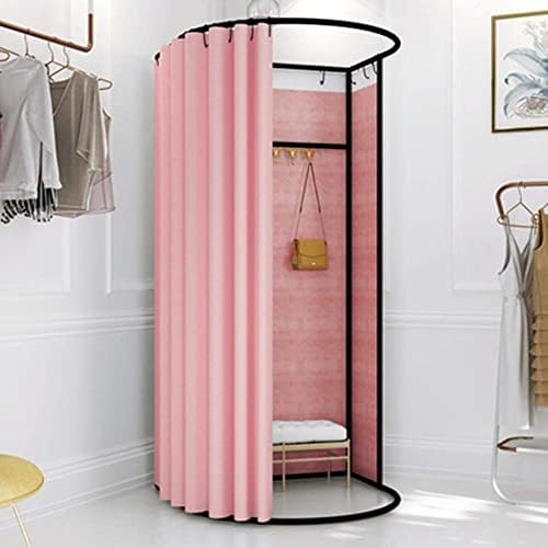 Camarim xzgden, sala de encaixe de montagem móvel cortina de roupas de roupas trocas de cortina de cortina de cortina