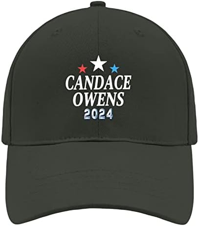 JVAN Trump Chapéus para menino Capace de beisebol de beisebol Cap, Candaces Owenss para Presidente 2024 Capinho de beisebol