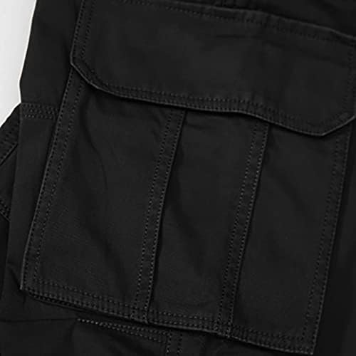 Calças de carga masculinas do NYYBW - calças táticas ao ar livre calças de caminhada ao ar livre com bolso, grande e alto