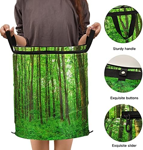 Forest Green Tree Pop Up Leundry Turper