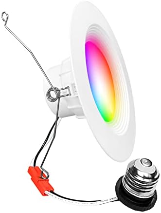 GLEDOPTO ZIGBEE 3.0 SMART 9W E26 RGBCCC Downlight 110V LED teto Light Light Light Smarthome App/Voice/2.4g RF RF Control Iluminação