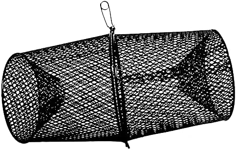 TRAPE DE MINNOW TORPEDO FRABILL | Malha de aço pesada | Armadilha de peixinho de duas peças
