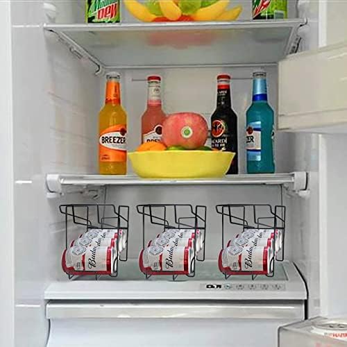 O refrigerador PETIERWEIT SODA CAN para geladeira 2 pacote de frigo de 2 pacote de refrigerante pode organizador, portador,