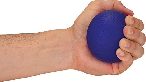 Nova Bola redonda de exercícios à mão, bola de aperto manual para força, estresse e recuperação, vem em 2 níveis de resistência
