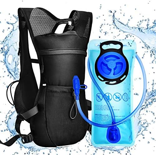 Mochila de colete de hidratação Pacote de água - Saco de colete de hidratação leve com mochila de 2L de bexiga aquática