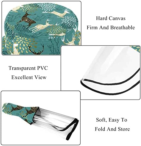 Chapéu de proteção para adultos com escudo facial, chapéu de pescador anti -sun tap, letra colorida símbolo de pontuação