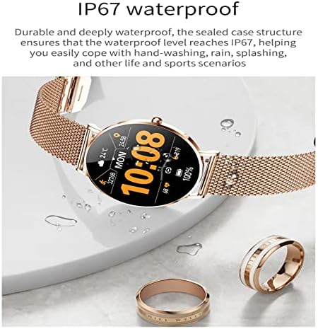 SmartWatch feminino IP67 SmartWatch Rastreamento de fitness Bracelet Women's Watch Compatibilidade para Xiao Mi Huawei