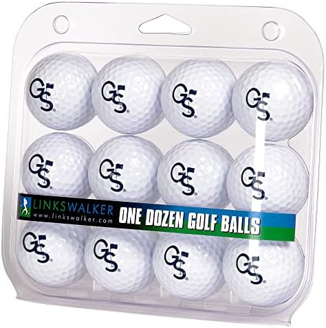 Linkswalker Collegiate Golf Balls 12 Ball Presente Regulamento Tamanho de 2 Peças Bolas