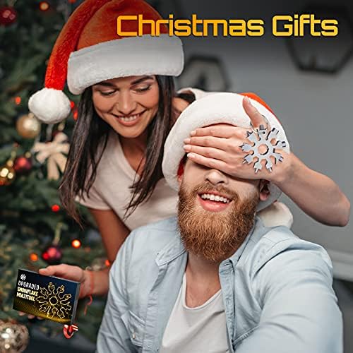 Parigo Snowflake Multi Tools Gifts Para Men-20-in-1 em 1 Multitool Christmas Swings Stuffers para presentes de papai para homens