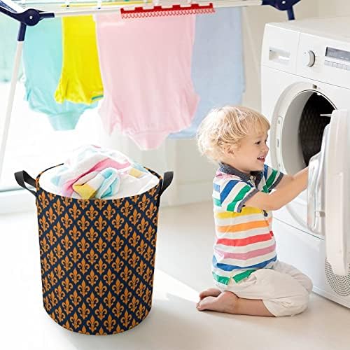 Lily Imprima lavanderia cesto de tração de tração de lavanderia cesta de lavanderia grande cesta de organizadores de brinquedos