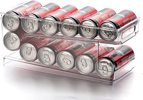 Roham Refrigerator Organizer Bins Pop Soda pode dispensar o suporte de bebidas