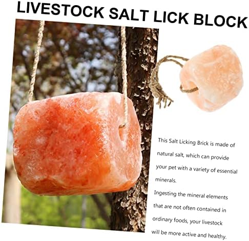 IPETBOOM Lick Salt Block Salt Lamber para vacas Himalaia Animal lambendo sal nutrition Animais da fazenda de sal de sal de sal de sal