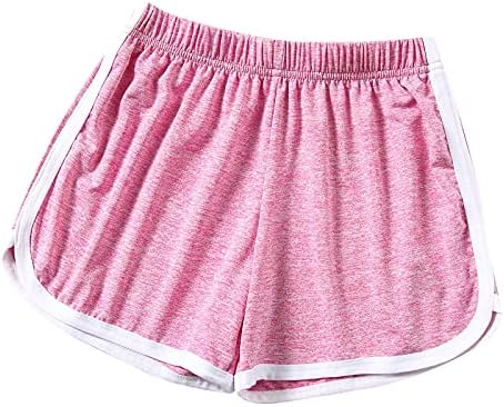 Shorts para mulheres com bolsos Summer praia de praia Soldura de cor de cor sólida shorts