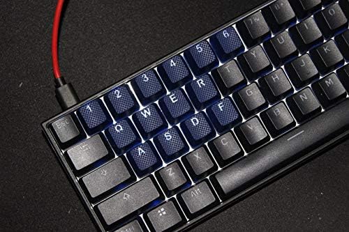 Rubber Keycaps Cherry MX Compatível - Litada de fundo de tiro duplo - 14 Conjunto de keycap - para o teclado mecânico do teclado OEM - perfil de diamante emborrachado Doubhothot
