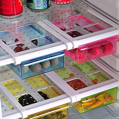 NO/Brand Eco-Friendly Functunction Kitchen Refrigerator Storage Rack Fridge Freezer Shelf Solder Alimentador Organizador Space economizador