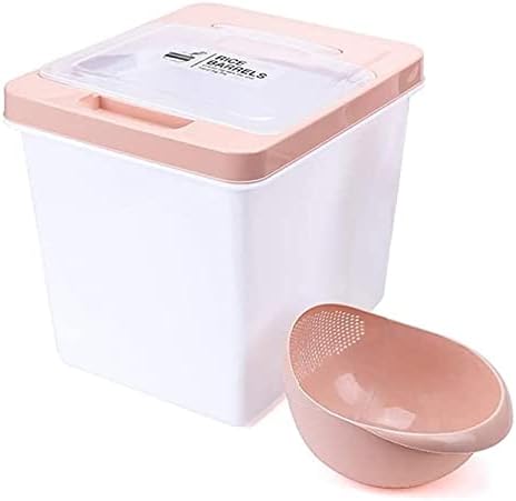 Syzhiwujia Alimentos Contêiner de armazenamento de alimentos Bucket de arroz de 15 kg para uso doméstico e caixa de armazenamento