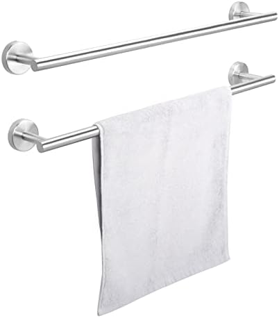 2pcs de 24 polegadas Banheiro de mão Toalha de mão, toalha de toalha de porta Toalheiro de toalheiro Toalheiro de