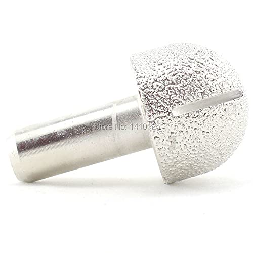 Xucus 30mm R15 Diamante de diamante bronzeado Roda redonda do nariz de nariz bit hamount hasthank 1/2 Grit 60 grossa para mármore rocha em granito