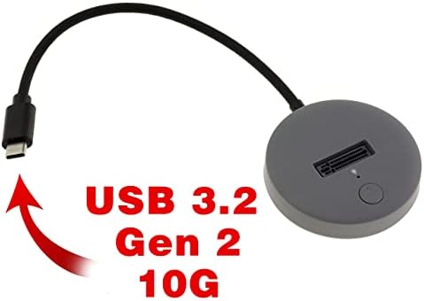 Estação de docking SSD M2 para USB3.2 Gen2 10 GB tipo C - Suporte M2 NVME e SATA B M e B+M - Adaptador USB M.2