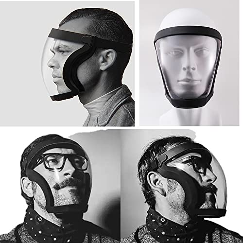 Escudo de face plástica Equipamento de proteção de face de segurança completa com unissex e adulto, reutilizável nenhum
