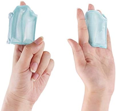 Pacote de gelo de gel de dedo frio por Fomi Care | 2 pacote | Manga de dedos frios para artrite, lesões esportivas, alívio