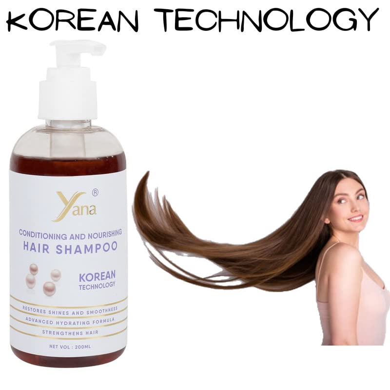 Shampoo de cabelo yana com shampoo de cabelo e condicionador de tecnologia coreana