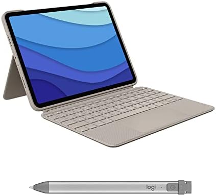 Logitech Combo Touch iPad Pro Caso de teclado de 11 polegadas Lápis digital cinza para todos os iPads