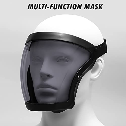 Proteção transparente de Kuyi Face Face Anti-Fog Proteção visível Adultos respiráveis ​​e confortáveis ​​escudos reutilizáveis ​​bandanas,
