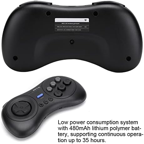 Controlador de jogo requintado, kit de caso com ABS para Sega MD Mini/Genesis Mini/Switch