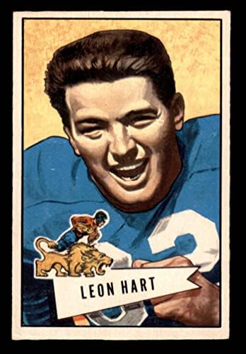 1952 Bowman # 15 Leon Hart Detroit Lions VG/EX Lions Notre Dame