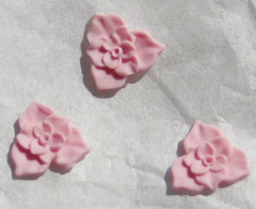 Zink coloril uil art lg rosa mole cerâmica flor 3pc encheio de celular