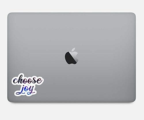 Escolha Joy Sticks Inspirational Quotes Galáxy Adesivos - Adesivos para laptop - Decalque de vinil de 2,5 polegadas -
