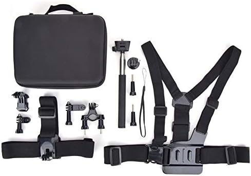 Conjunto de ferramentas de câmera de ação Vifemify, portátil 12 em 1 Ação Ferramenta de câmera Conjunto de ferramentas de acessório