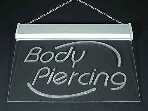 Body Piercing Tattoo Shop Studio LED LED SIGN