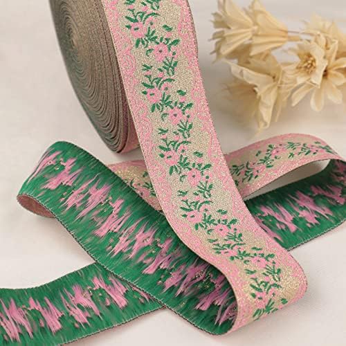 Idongcai jacquard fita bordada fita bordada padrão floral decoração de decoração acessórios artesanais tecidos de renda