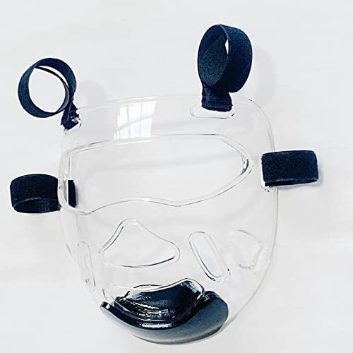 Deevoka Clear Taekwondo Máscara destacável Protetor Cabeça da cabeça da cabeça da cabeça da cabeça, cobertura de proteção de rosto