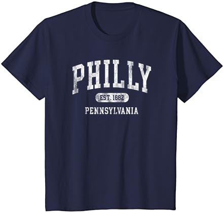 Philadelphia Pennsylvania EST 1682 Camiseta Retro Philly vintage