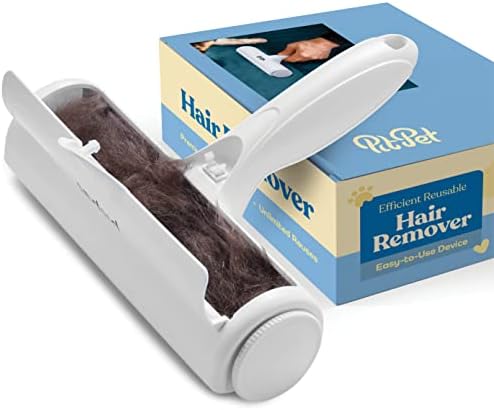Removedor de pêlos reutilizáveis ​​- removedor de cabelo de cachorro fácil de usar - rolos de fiapos para cabelos