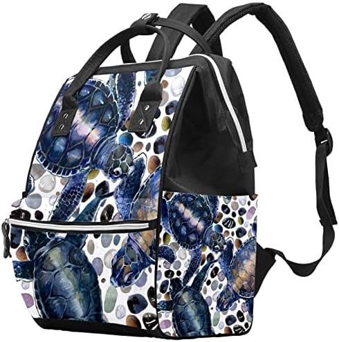 Mochila de saco de fraldas vbfofbv, mochila grande fralda, mochila de viagem, mochila de laptop para mulheres, neve de tigres de animais