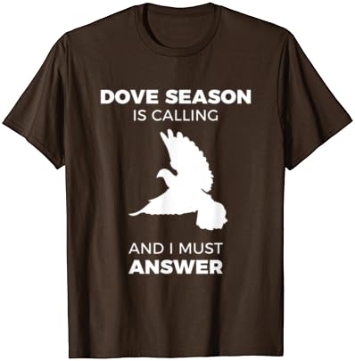 T-shirt da temporada de caça engraçada do Hunter Gift Dove