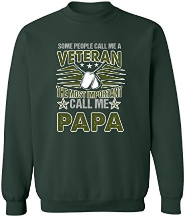 As pessoas me chamam de veterano mais importante Call Me Papa DT Crewneck Sweatshirt
