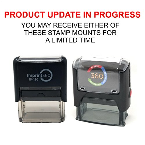 Supply360 AS-IMP1093-Digitalizado para farmácia, carimbo de borracha para auto-infecção com qualidade comercial pesada, tinta vermelha,