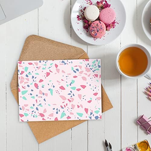 Cartões em branco com envelopes - 24 cartões de anotações em branco com envelopes - cartões variados para todas