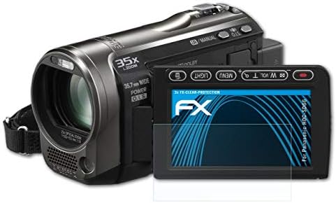 Atfolix Screen Protection Film Compatível com Panasonic HDC-SD66 Screen Protector, filme de proteção Ultra-Clear FX
